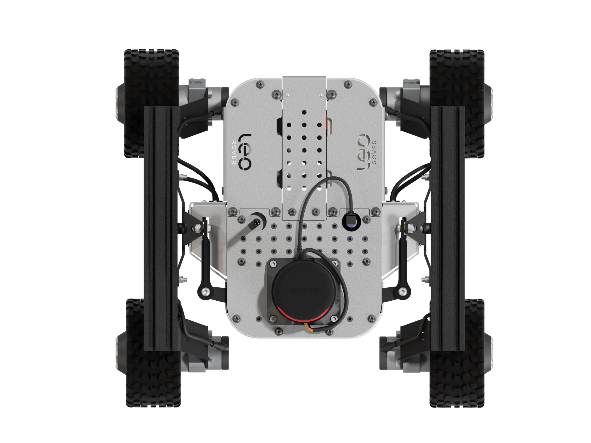 Leo Rover with mounted RPLidar A2