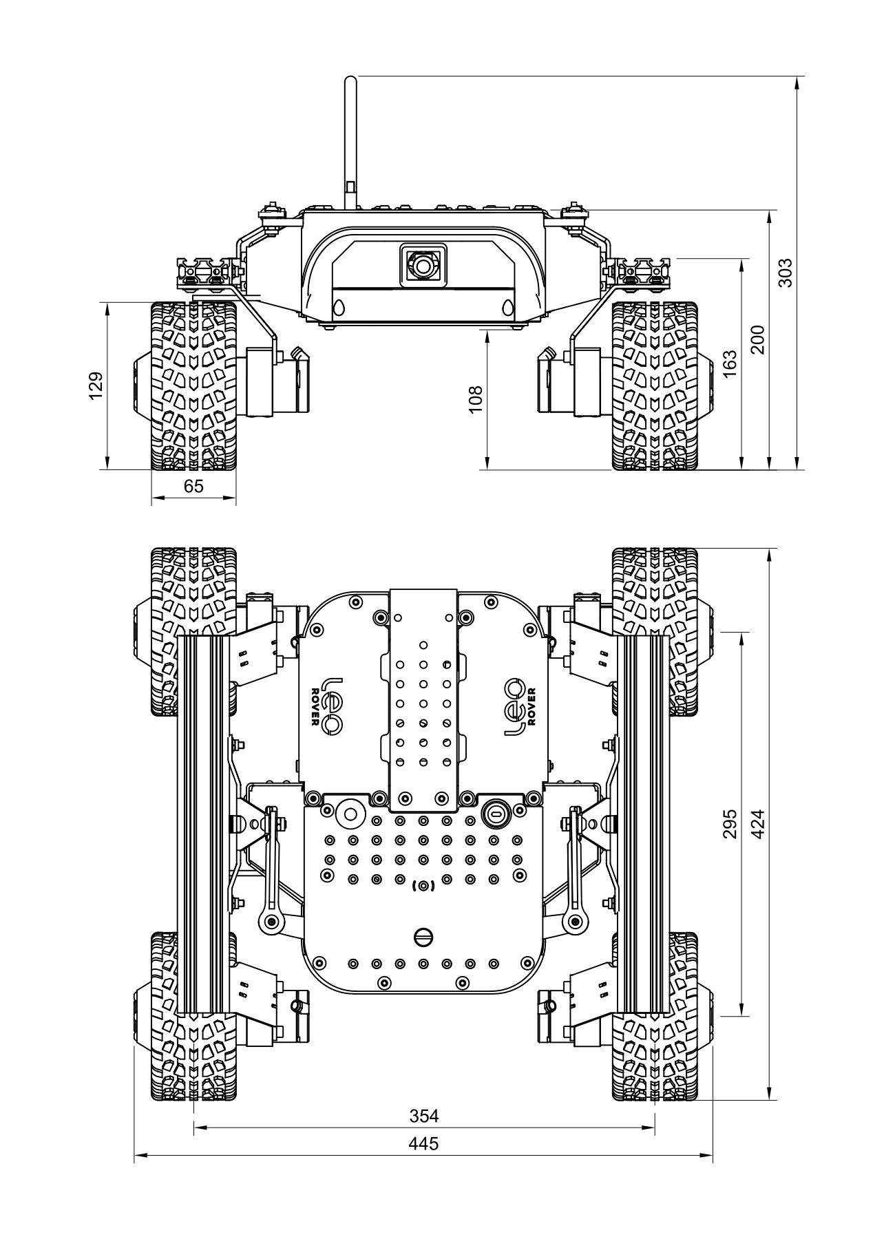 Leo Rover Dimensions